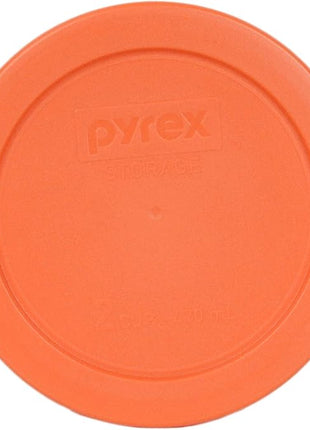 Pyrex Orange 2-Cup 4.5" Round Storage Cover 7200-PC for Glass Bowls - Single Lid