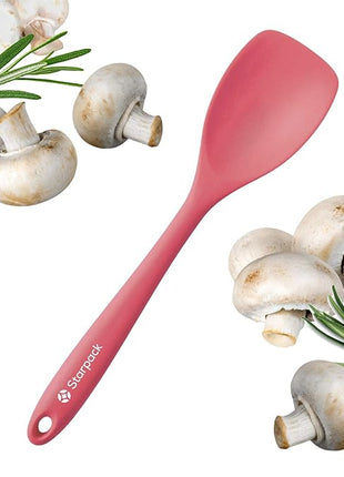 Starpack 'The All Rounder' Premium Silicone Spoonula Spatula - Up to 600°F Heat Resistant Spatula Spoons - Best Silicone Spoonulas - Rubber Spoon Spatulas - Kitchen Spoon Spatulas for Cooking