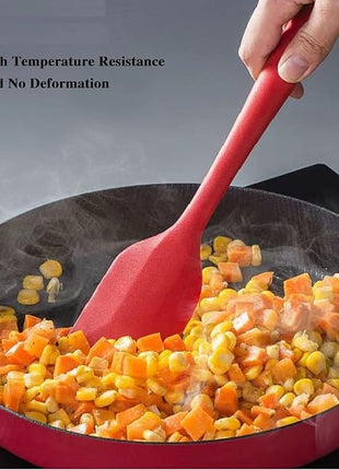 8 Pieces Silicone Spatulas,8.5 inch Non-stick with Stainless Steel Core,Heat Resistant-500℉, Food Grade Dishwasher Safe, for Mixing,Cooking,Baking (Mixed color)