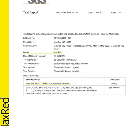 00755060 492332 Meat Probe Thermometer Gauge Thermistor Sensor Replacement for Thermador, Bosch, BSH Range Stove, Wall Oven, Grill, Baker