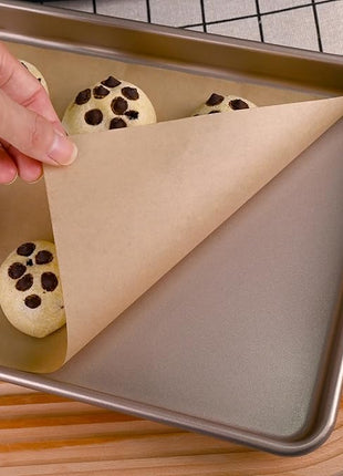 WMKGG 11 Inch Air Fryer Toaster Oven Tray, Set of 2 Nonstick Heavy Carbon Steel Toaster Cookie Sheets Baking Pan