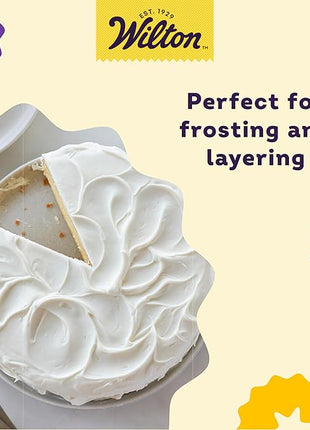 Wilton 13 Inch Angled Frosting Spatula, Stainless Steel With an Ergonomic Handle