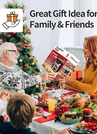 Air Fryer 10-in-1, 5.3QT Compact Oil Free Cooker with Visible Window & Dishwasher Safe Basket，Healthy Cooking, Digital Control for Family