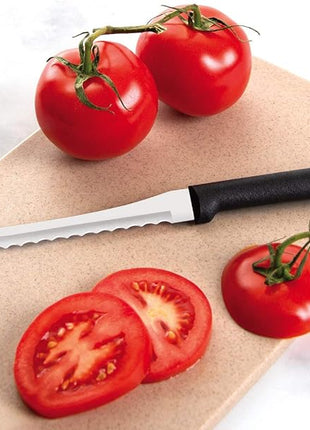 Rada Cutlery 7-Piece Starter Knife Gift Set (G257), Stainless Steel Hollow Ground Blades, Made in USA, Black Handles