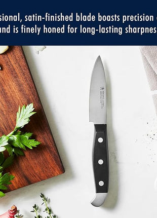 HENCKELS Premium Quality 15-Piece Knife Set with Block, Razor-Sharp, German Engineered Knife Informed by over 100 Years of Masterful Knife Making, Lightweight and Strong, Dishwasher Safe