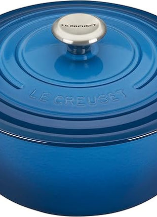 Le Creuset Enameled Cast Iron Signature Round Dutch Oven, 5.5 qt., Marseille