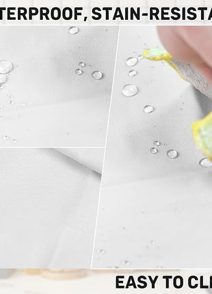 2 Pcs Plus Size Chef Apron, Unisex Professional Apron with 2 Pockets for Cooking, Work, Baking (Larger Size)