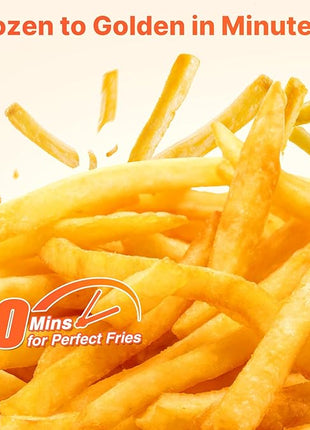 Topzee Small Air Fryer, 2.1QT Mini Compact 4-in-1 Air Fryer for 1–2 People, 98% Less Oil, Adjustable Temp & 60Min Timer, Quiet, Nonstick Dishwasher Safe, BPA-Free, Dark Grey