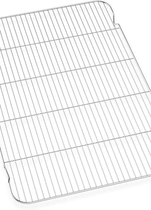 Large Set Baking Sheet and Cooling Rack Set, Bastwe 24L x 16W x 1H inch Professional Bakeware, Healthy & Nontoxic & Rustproof & Easy Clean