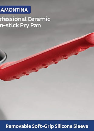 Tramontina Professional 14-Inch Ceramic Non Stick Extra Large Frying Pan, Heavy-Gauge Aluminum Skillet with Nonstick Coating, Dishwasher and Oven Safe, Black