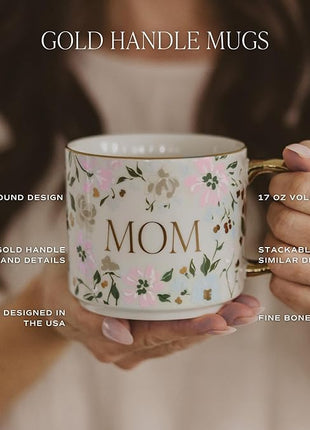 Sweet Water Decor You Got This Gold Handle Coffee Mugs - 17oz Cute Coffee Mugs for Hot & Cold Drinks - Spring Home Decor and Gift - Ideal Tea & Espresso Cups