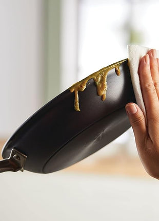 Anolon Advanced Home Hard Anodized Nonstick Frying Pan, 8.5 Inch – Small Non Stick Egg Pan, Durable Nonstick Skillet - Moonstone