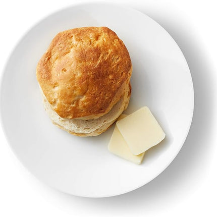 Corelle Vitrelle 6-Piece Salad Appetizer Plate Set Triple Layer Glass and Chip Resistant, 6-3/4-Inch Lightweight Round Plates, Winter Frost White