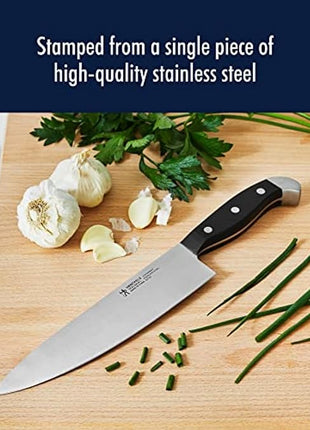 HENCKELS Statement Razor-Sharp 8-inch Chef Knife, German Engineered Informed by 100+ Years of Mastery, Black/Stainless Steel