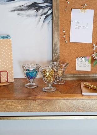 Anchor Hocking 4.5-Ounce Footed Glass Sherbet Bowls, Set of 12 -