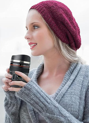 Camera Lens Coffee Mug with Slider Lid - Unique Photographer Gifts for Men & Women, Camera Mug Fun Shutterbug Gift Idea