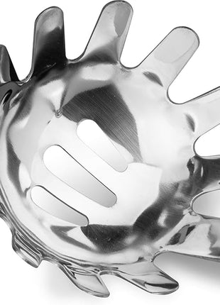 Brushed Stainless Steel Non-Slip Ergonomic Handle Pasta