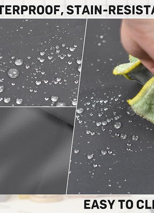 2 Pcs Plus Size Chef Apron, Unisex Professional Apron with 2 Pockets for Cooking, Work, Baking (Larger Size)