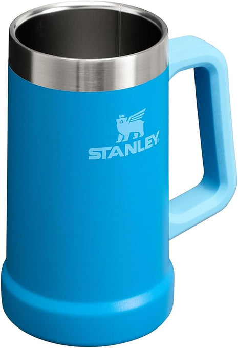 Stanley Stay-Chill Beer Stein 24 oz | Heavy Duty Big Grip Handle | Beer Tumbler Drink Cup, Holds 2 Cans | Insulated Stainless Steel Party Mug | BPA-Free