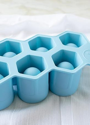Outset Silicone Hexagon Ice Shot Mold, 6 Glass Capacity