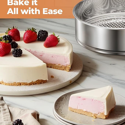 Kootek Cake Pan, Nonstick Springform Pan with Removable Bottom, 9 Inch Round Cheesecake Cake Baking Pans