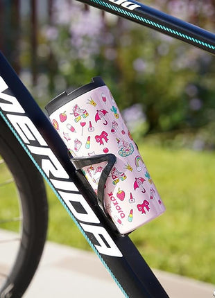 BJPKPK 18oz Insulated Tumbler With lid And Straw Stainless Steel Tumblers Travel Coffee Mug Reusable Thermal Cup,Unicorns