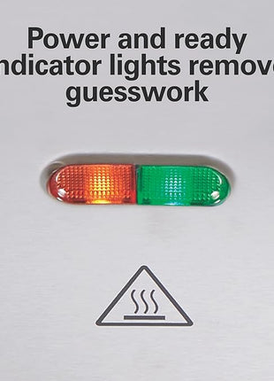 Hamilton Beach Electric Sealed Sandwich Maker Grill with PFAS-Free Nonstick Plates, Makes Stuffed French Toast, Omelets, Compact & Easy to Store, Black (25430G) (Pack of 2)