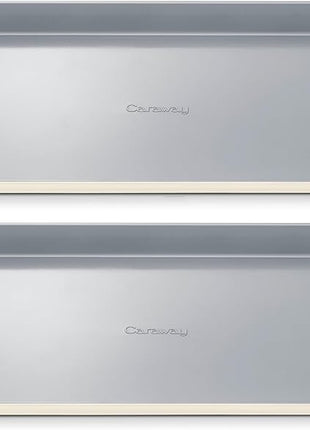 Caraway Non-Stick Ceramic Medium Baking Sheet - Naturally Slick Ceramic Coating - Non-Toxic, PTFE & PFOA Free - Perfect for Baking, Roasting, and More - Medium (15" x 10") - Cream