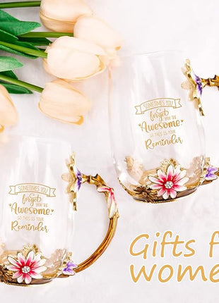 OEAGO Birthday Gifts for Women Mom Plastic Tea Cup Mothers Valentines Day Gifts for Her from Daughter Son Unique Inspirational Friendship Ideas for Female Coworker