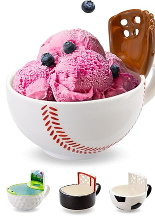 MAX'IS Creations The Mug with a Glove, Baseball Mug Coach Gifts Novelty Funny Coffee Mugs Kids Christmas Sports Baseball Gifts for Boys 8-12 12-14 Men Mom Gift Accessories, 16oz