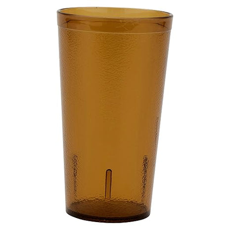 G.E.T. 6616-1-A-EC Heavy-Duty Plastic Restaurant Tumblers, 16 Ounce, Amber (Set of 4)