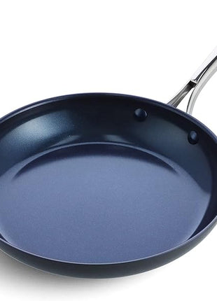 Blue Diamond Cookware Hard Anodized Ceramic Nonstick, 10" Frying Pan Skillet, PFAS-Free, Dishwasher Safe, Oven Safe, Grey