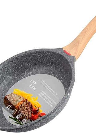 Induction Nonstick Frying Pan,Light Weight Skillet,Healthy Non Toxic Omelet Pan,All Stoves Compatible Egg Pan (grey, 11inch)