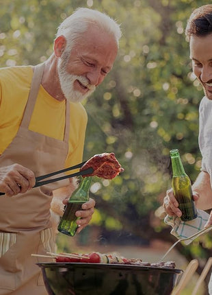 HOTEC Kitchen Tweezers Tongs Stainless Steel Professional Chef Tweezers, Set of 2-12inch Extra-Long Food Tongs for Cooking,Grill and Baking