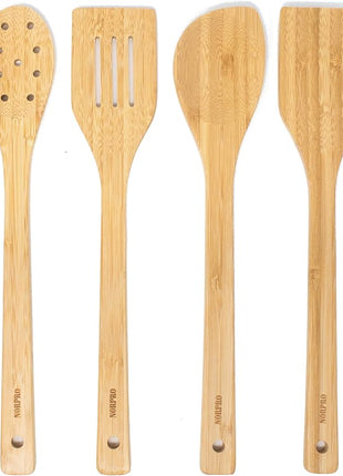 Norpro 12-Inch Bamboo Pointed Spoon, Natural