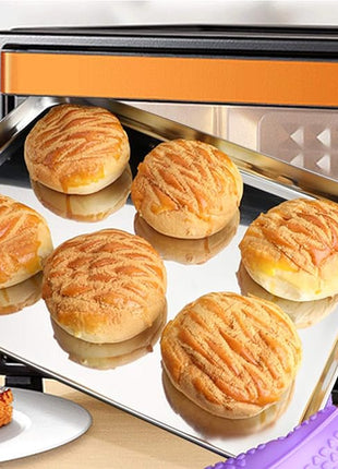 Baking Sheets 2 Pieces, Bastwe Cookie Sheets Set Stainless Steel Baking Pans Toaster Oven Tray Pans, Rectangle Size 12 × 10 × 1 inch, Rustproof & Healthy & Easy Clean & Dishwasher Safe