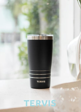 Tervis Traveler Kelly Ventura Floral Collection Triple Walled Insulated Tumbler Travel Cup Keeps Drinks Cold & Hot, 20oz - Stainless Steel, Posy