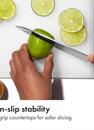 OXO Good Grips 2-Piece Cutting Board Set, Cutting Boards for Kitchen Prep, Non-Porous Double-Sided Design, Dishwasher-Safe, Durable Kitchen Essentials