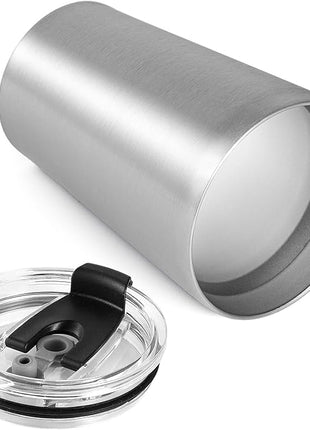 VEGOND 12oz Tumbler Stainless Steel Tumbler bulk Vacuum Insulated Double Wall Travel Tumbler with Lid and Straw Reusable Tumbler, Stainless 12 Pack