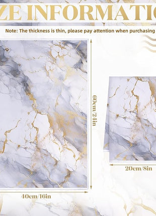 Boyiee Set of 6 Marble Kitchen Towels Gold Dish Towels Absorbent Stylish Marble Tea Towels 24 x 16 Inches Modern Hand Towels Housewarming Gifts for Farmhouse Kitchen Bathroom Decorations