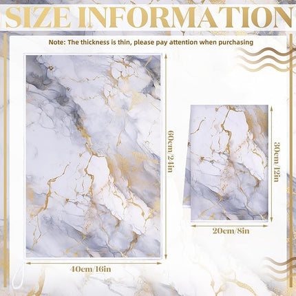 Boyiee Set of 6 Marble Kitchen Towels Gold Dish Towels Absorbent Stylish Marble Tea Towels 24 x 16 Inches Modern Hand Towels Housewarming Gifts for Farmhouse Kitchen Bathroom Decorations