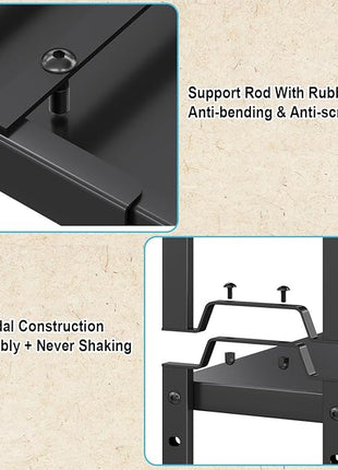 Narrow Expandable Cabinet Shelf Organizer 5.51" Width, Kitchen Counter Storage Shelves Spice Racks, Small Cupboard Countertop Tabletop Shelves Organizers, Expandable Adjustable Stackable, Load 30LBS