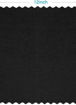 Orighty Black Microfiber Cleaning Cloth, 150 Pack Highly Absorbent Cleaning Supplies, Lint Free Kitchen Towels Cleaning Rags, Microfiber Towels for Cars, House, Window, 12x12 inch