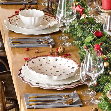 Villeroy & Boch Toy's Delight Collection Shallow Bowl, Premium Porcelain, 9.75 in