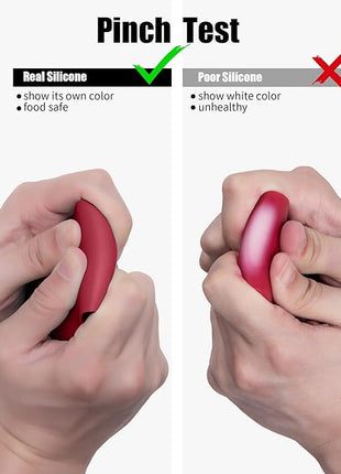 Heat Resistant Silicone Spoon Spatulas, Doosu 600°F High Temp Flexible Cooking Spoons Kitchen Spoonula Scratch-Proof for Mixing Stirring Scraping Serving Non-Stick Cookware (Set of 3, Multi-3)