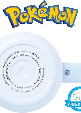 Silver Buffalo Pokémon Stainless Steel Tumbler with Handle Featuring Snorlax, Fits in Standard Cup Holder, 40 Ounces