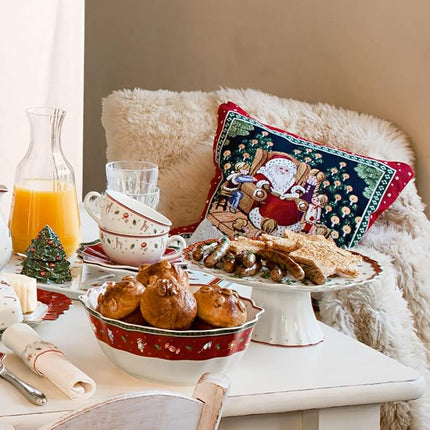 Villeroy & Boch Delight Footed Cake Plate, Porcelain, White