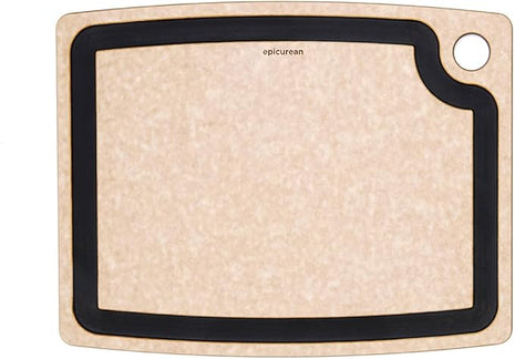 Epicurean Gourmet Series Cutting Board with Juice Groove, 19.5-Inch by 15-Inch, Natural/Slate