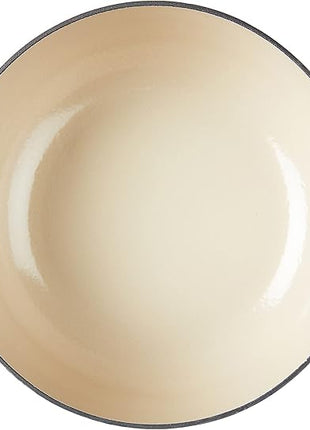 Lodge 7.5 Quart Enameled Cast Iron Dutch Oven with Lid – Dual Handles – Oven Safe up to 500° F or on Stovetop - Use to Marinate, Cook, Bake, Refrigerate and Serve – Island Spice Red