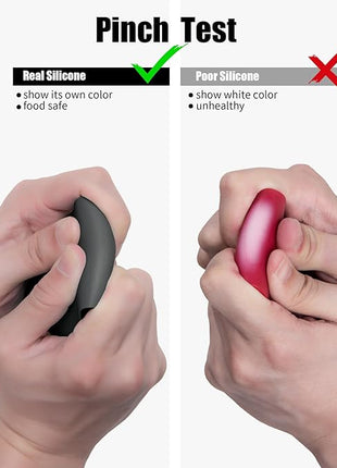 2-Piece Silicone Scraper & Spoon Spatulas: Doosu 600°F Heat Resistant Food Grade BPA Free Rubber Baking Flat Spatula Kitchen Cooking Spoonula for Mixing, Scraping, Folding, Stirring, Serving (Black)